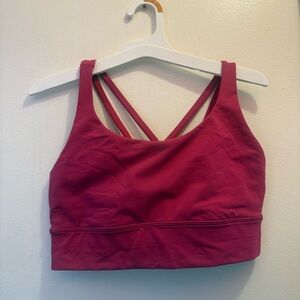 lululemon athletica Strappy Sports Bralette - Berry